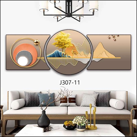 Bộ 3 Tranh Tròn Khuyết | Tranh Ngọc Việt - Đắk Lắk | Tranh Ngọc Việt - Xưởng Tranh Đẹp Buôn Ma Thuột (BMT) DakLak