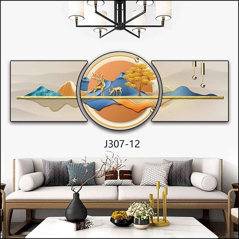 Bộ 3 Tranh Tròn Khuyết | Tranh Ngọc Việt - Đắk Lắk | Tranh Ngọc Việt - Xưởng Tranh Đẹp Buôn Ma Thuột (BMT) DakLak