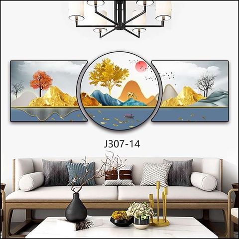 Bộ 3 Tranh Tròn Khuyết | Tranh Ngọc Việt - Đắk Lắk | Tranh Ngọc Việt - Xưởng Tranh Đẹp Buôn Ma Thuột (BMT) DakLak