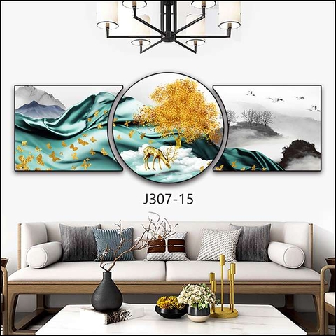 Bộ 3 Tranh Tròn Khuyết | Tranh Ngọc Việt - Đắk Lắk | Tranh Ngọc Việt - Xưởng Tranh Đẹp Buôn Ma Thuột (BMT) DakLak