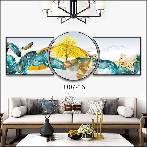 Bộ 3 Tranh Tròn Khuyết | Tranh Ngọc Việt - Đắk Lắk | Tranh Ngọc Việt - Xưởng Tranh Đẹp Buôn Ma Thuột (BMT) DakLak