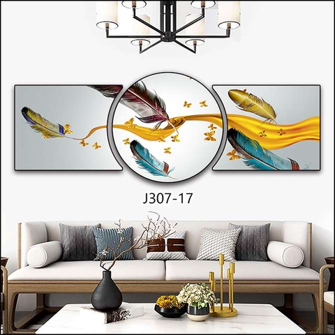 Bộ 3 Tranh Tròn Khuyết | Tranh Ngọc Việt - Đắk Lắk | Tranh Ngọc Việt - Xưởng Tranh Đẹp Buôn Ma Thuột (BMT) DakLak