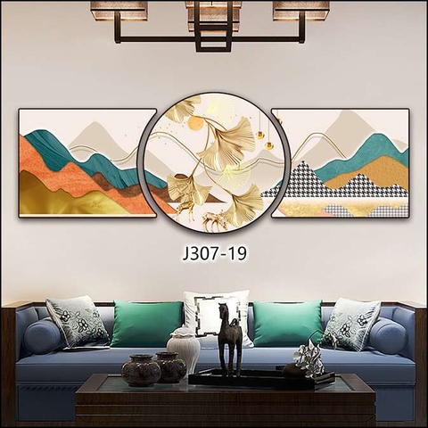 Bộ 3 Tranh Tròn Khuyết | Tranh Ngọc Việt - Đắk Lắk | Tranh Ngọc Việt - Xưởng Tranh Đẹp Buôn Ma Thuột (BMT) DakLak