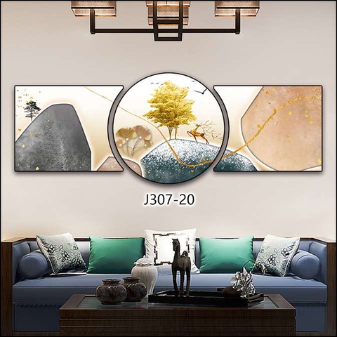 Bộ 3 Tranh Tròn Khuyết | Tranh Ngọc Việt - Đắk Lắk | Tranh Ngọc Việt - Xưởng Tranh Đẹp Buôn Ma Thuột (BMT) DakLak