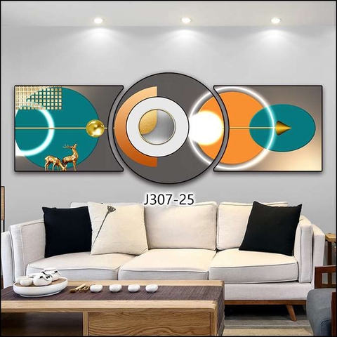 Bộ 3 Tranh Tròn Khuyết | Tranh Ngọc Việt - Đắk Lắk | Tranh Ngọc Việt - Xưởng Tranh Đẹp Buôn Ma Thuột (BMT) DakLak