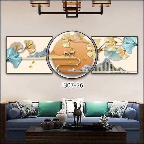 Bộ 3 Tranh Tròn Khuyết | Tranh Ngọc Việt - Đắk Lắk | Tranh Ngọc Việt - Xưởng Tranh Đẹp Buôn Ma Thuột (BMT) DakLak