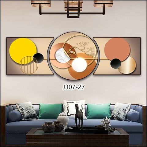 Bộ 3 Tranh Tròn Khuyết | Tranh Ngọc Việt - Đắk Lắk | Tranh Ngọc Việt - Xưởng Tranh Đẹp Buôn Ma Thuột (BMT) DakLak