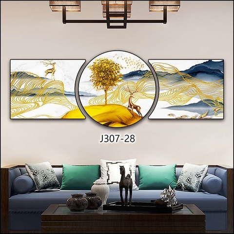 Bộ 3 Tranh Tròn Khuyết | Tranh Ngọc Việt - Đắk Lắk | Tranh Ngọc Việt - Xưởng Tranh Đẹp Buôn Ma Thuột (BMT) DakLak