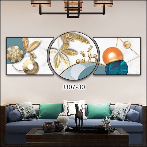 Bộ 3 Tranh Tròn Khuyết | Tranh Ngọc Việt - Đắk Lắk | Tranh Ngọc Việt - Xưởng Tranh Đẹp Buôn Ma Thuột (BMT) DakLak