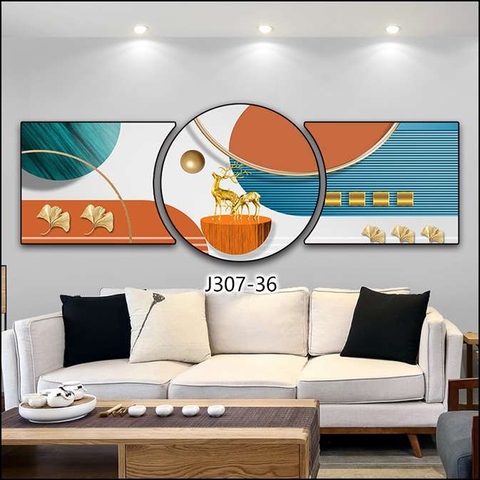 Bộ 3 Tranh Tròn Khuyết | Tranh Ngọc Việt - Đắk Lắk | Tranh Ngọc Việt - Xưởng Tranh Đẹp Buôn Ma Thuột (BMT) DakLak