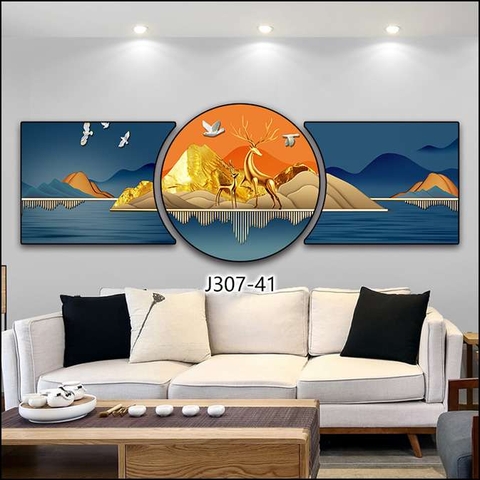 Bộ 3 Tranh Tròn Khuyết | Tranh Ngọc Việt - Đắk Lắk | Tranh Ngọc Việt - Xưởng Tranh Đẹp Buôn Ma Thuột (BMT) DakLak