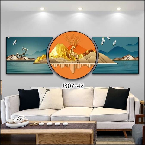 Bộ 3 Tranh Tròn Khuyết | Tranh Ngọc Việt - Đắk Lắk | Tranh Ngọc Việt - Xưởng Tranh Đẹp Buôn Ma Thuột (BMT) DakLak