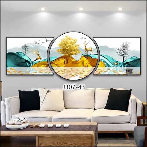 Bộ 3 Tranh Tròn Khuyết | Tranh Ngọc Việt - Đắk Lắk | Tranh Ngọc Việt - Xưởng Tranh Đẹp Buôn Ma Thuột (BMT) DakLak