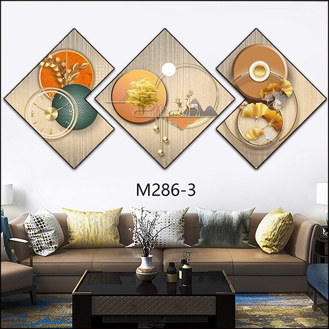 Bộ 3 Tranh Thoi Khuyết | Tranh Ngọc Việt - Đắk Lắk | Tranh Ngọc Việt - Xưởng Tranh Đẹp Buôn Ma Thuột (BMT) DakLak