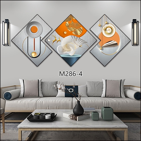 Bộ 3 Tranh Thoi Khuyết | Tranh Ngọc Việt - Đắk Lắk | Tranh Ngọc Việt - Xưởng Tranh Đẹp Buôn Ma Thuột (BMT) DakLak