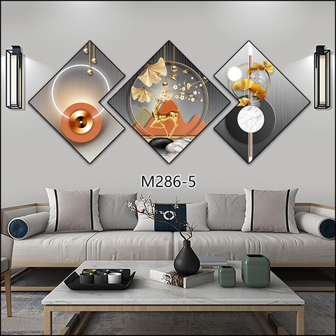 Bộ 3 Tranh Thoi Khuyết | Tranh Ngọc Việt - Đắk Lắk | Tranh Ngọc Việt - Xưởng Tranh Đẹp Buôn Ma Thuột (BMT) DakLak