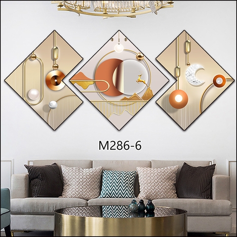 Bộ 3 Tranh Thoi Khuyết | Tranh Ngọc Việt - Đắk Lắk | Tranh Ngọc Việt - Xưởng Tranh Đẹp Buôn Ma Thuột (BMT) DakLak