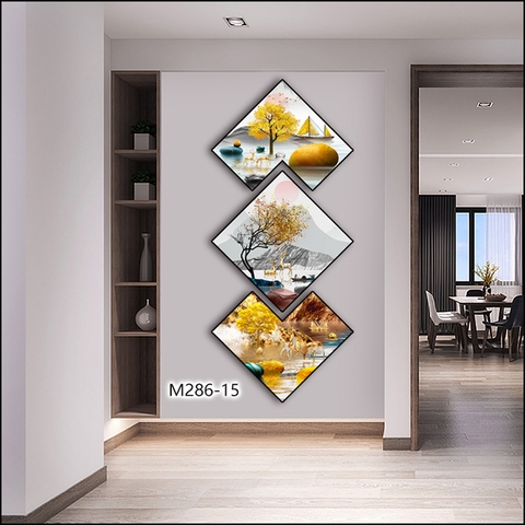 Bộ 3 Tranh Thoi Khuyết | Tranh Ngọc Việt - Đắk Lắk | Tranh Ngọc Việt - Xưởng Tranh Đẹp Buôn Ma Thuột (BMT) DakLak