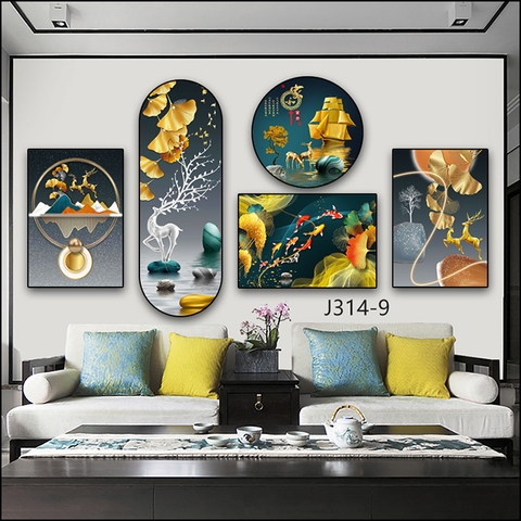 Bộ 5 Tranh Mới Đẹp | Tranh Ngọc Việt - Đắk Lắk | Tranh Ngọc Việt - Xưởng Tranh Đẹp Buôn Ma Thuột (BMT) DakLak