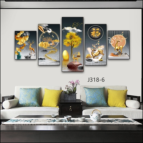 Bộ 5 Tranh Mới Đẹp | Tranh Ngọc Việt - Đắk Lắk | Tranh Ngọc Việt - Xưởng Tranh Đẹp Buôn Ma Thuột (BMT) DakLak