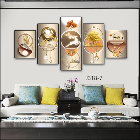 Bộ 5 Tranh Mới Đẹp | Tranh Ngọc Việt - Đắk Lắk | Tranh Ngọc Việt - Xưởng Tranh Đẹp Buôn Ma Thuột (BMT) DakLak