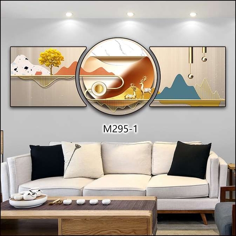 Bộ 3 Tranh Tròn Khuyết | Tranh Ngọc Việt - Đắk Lắk | Tranh Ngọc Việt - Xưởng Tranh Đẹp Buôn Ma Thuột (BMT) DakLak