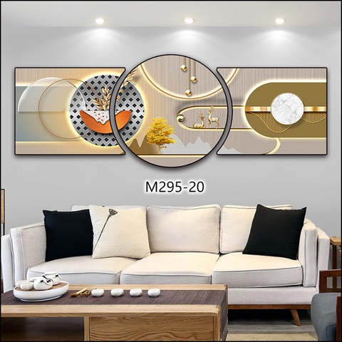 Bộ 3 Tranh Tròn Khuyết | Tranh Ngọc Việt - Đắk Lắk | Tranh Ngọc Việt - Xưởng Tranh Đẹp Buôn Ma Thuột (BMT) DakLak