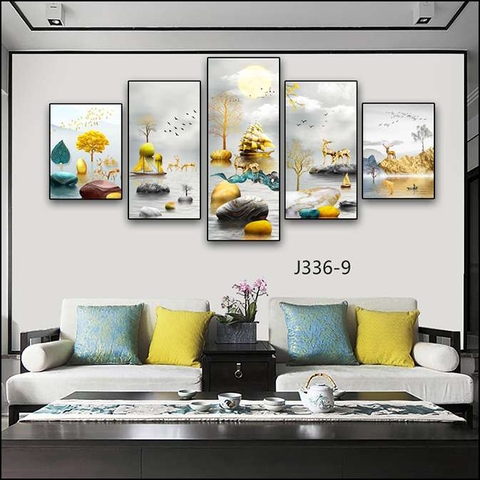 Bộ 5 Tranh Mới Đẹp | Tranh Ngọc Việt - Đắk Lắk | Tranh Ngọc Việt - Xưởng Tranh Đẹp Buôn Ma Thuột (BMT) DakLak