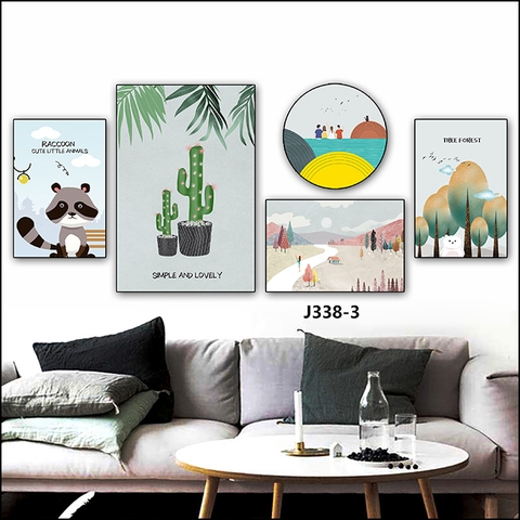 Bộ 5 Tranh Mới Đẹp | Tranh Ngọc Việt - Đắk Lắk | Tranh Ngọc Việt - Xưởng Tranh Đẹp Buôn Ma Thuột (BMT) DakLak