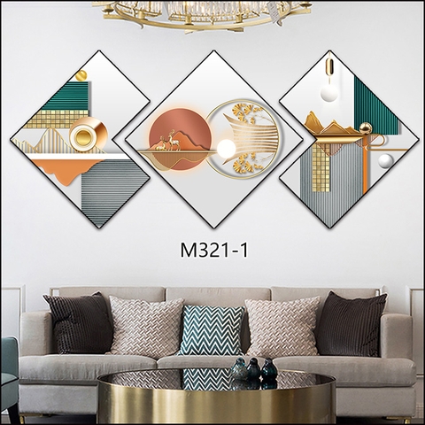 Bộ 3 Tranh Thoi Khuyết | Tranh Ngọc Việt - Đắk Lắk | Tranh Ngọc Việt - Xưởng Tranh Đẹp Buôn Ma Thuột (BMT) DakLak