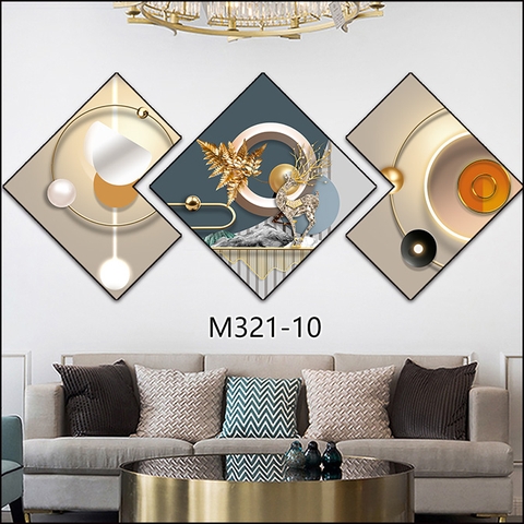 Bộ 3 Tranh Thoi Khuyết | Tranh Ngọc Việt - Đắk Lắk | Tranh Ngọc Việt - Xưởng Tranh Đẹp Buôn Ma Thuột (BMT) DakLak