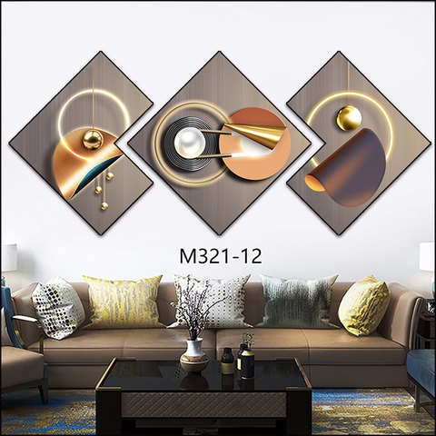 Bộ 3 Tranh Thoi Khuyết | Tranh Ngọc Việt - Đắk Lắk | Tranh Ngọc Việt - Xưởng Tranh Đẹp Buôn Ma Thuột (BMT) DakLak