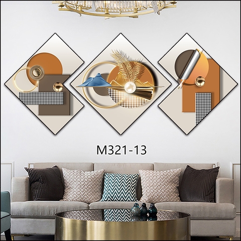 Bộ 3 Tranh Thoi Khuyết | Tranh Ngọc Việt - Đắk Lắk | Tranh Ngọc Việt - Xưởng Tranh Đẹp Buôn Ma Thuột (BMT) DakLak