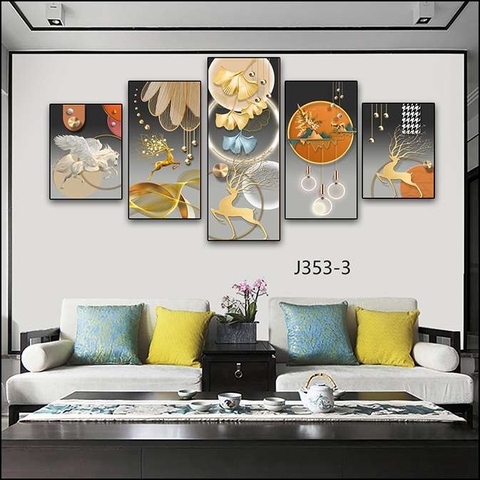 Bộ 5 Tranh Mới Đẹp | Tranh Ngọc Việt - Đắk Lắk | Tranh Ngọc Việt - Xưởng Tranh Đẹp Buôn Ma Thuột (BMT) DakLak