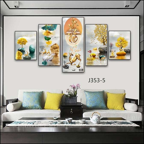 Bộ 5 Tranh Mới Đẹp | Tranh Ngọc Việt - Đắk Lắk | Tranh Ngọc Việt - Xưởng Tranh Đẹp Buôn Ma Thuột (BMT) DakLak