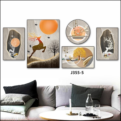 Bộ 5 Tranh Mới Đẹp | Tranh Ngọc Việt - Đắk Lắk | Tranh Ngọc Việt - Xưởng Tranh Đẹp Buôn Ma Thuột (BMT) DakLak