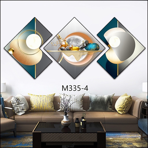 Bộ 3 Tranh Thoi Khuyết | Tranh Ngọc Việt - Đắk Lắk | Tranh Ngọc Việt - Xưởng Tranh Đẹp Buôn Ma Thuột (BMT) DakLak