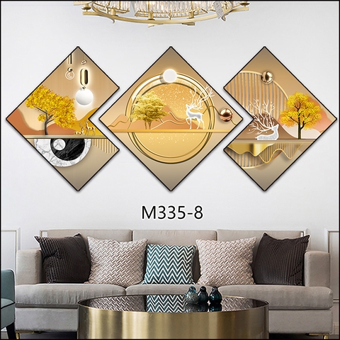 Bộ 3 Tranh Thoi Khuyết | Tranh Ngọc Việt - Đắk Lắk | Tranh Ngọc Việt - Xưởng Tranh Đẹp Buôn Ma Thuột (BMT) DakLak