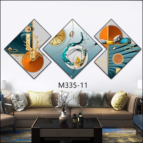 Bộ 3 Tranh Thoi Khuyết | Tranh Ngọc Việt - Đắk Lắk | Tranh Ngọc Việt - Xưởng Tranh Đẹp Buôn Ma Thuột (BMT) DakLak