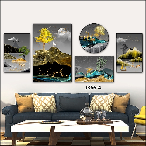 Bộ 5 Tranh Mới Đẹp | Tranh Ngọc Việt - Đắk Lắk | Tranh Ngọc Việt - Xưởng Tranh Đẹp Buôn Ma Thuột (BMT) DakLak