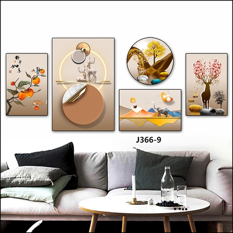 Bộ 5 Tranh Mới Đẹp | Tranh Ngọc Việt - Đắk Lắk | Tranh Ngọc Việt - Xưởng Tranh Đẹp Buôn Ma Thuột (BMT) DakLak