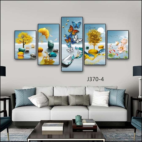 Bộ 5 Tranh Mới Đẹp | Tranh Ngọc Việt - Đắk Lắk | Tranh Ngọc Việt - Xưởng Tranh Đẹp Buôn Ma Thuột (BMT) DakLak