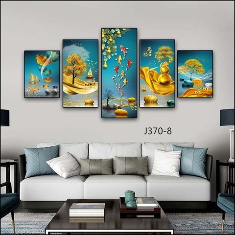 Bộ 5 Tranh Mới Đẹp | Tranh Ngọc Việt - Đắk Lắk | Tranh Ngọc Việt - Xưởng Tranh Đẹp Buôn Ma Thuột (BMT) DakLak