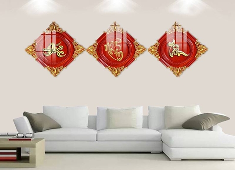 Tranh Phúc Lộc Thọ | Tranh Ngọc Việt - Đắk Lắk | Tranh Ngọc Việt - Xưởng Tranh Đẹp Buôn Ma Thuột (BMT) DakLak