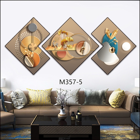 Bộ 3 Tranh Thoi Khuyết | Tranh Ngọc Việt - Đắk Lắk | Tranh Ngọc Việt - Xưởng Tranh Đẹp Buôn Ma Thuột (BMT) DakLak