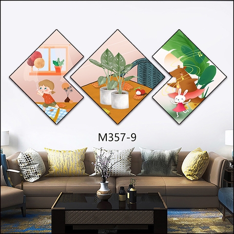 Bộ 3 Tranh Thoi Khuyết | Tranh Ngọc Việt - Đắk Lắk | Tranh Ngọc Việt - Xưởng Tranh Đẹp Buôn Ma Thuột (BMT) DakLak