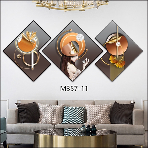 Bộ 3 Tranh Thoi Khuyết | Tranh Ngọc Việt - Đắk Lắk | Tranh Ngọc Việt - Xưởng Tranh Đẹp Buôn Ma Thuột (BMT) DakLak