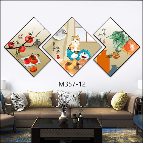 Bộ 3 Tranh Thoi Khuyết | Tranh Ngọc Việt - Đắk Lắk | Tranh Ngọc Việt - Xưởng Tranh Đẹp Buôn Ma Thuột (BMT) DakLak