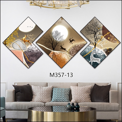 Bộ 3 Tranh Thoi Khuyết | Tranh Ngọc Việt - Đắk Lắk | Tranh Ngọc Việt - Xưởng Tranh Đẹp Buôn Ma Thuột (BMT) DakLak