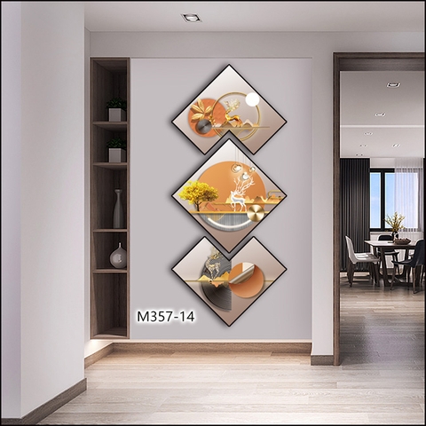 Bộ 3 Tranh Thoi Khuyết | Tranh Ngọc Việt - Đắk Lắk | Tranh Ngọc Việt - Xưởng Tranh Đẹp Buôn Ma Thuột (BMT) DakLak